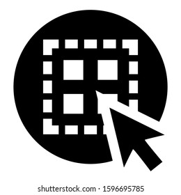 select element icon isolated sign symbol vector illustration - high quality black style vector icons
