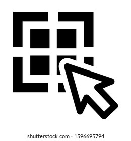 select element icon isolated sign symbol vector illustration - high quality black style vector icons
