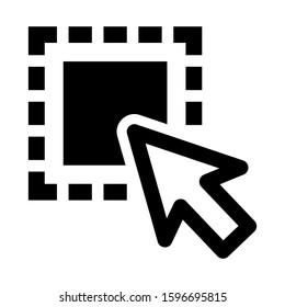 select element icon isolated sign symbol vector illustration - high quality black style vector icons
