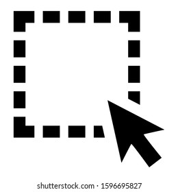 select element icon isolated sign symbol vector illustration - high quality black style vector icons
