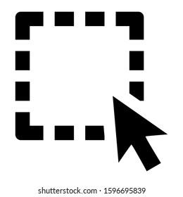 select element icon isolated sign symbol vector illustration - high quality black style vector icons
