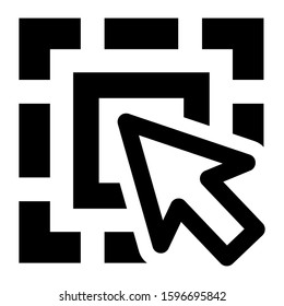 select element icon isolated sign symbol vector illustration - high quality black style vector icons
