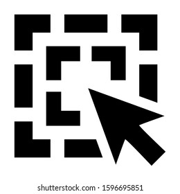 select element icon isolated sign symbol vector illustration - high quality black style vector icons
