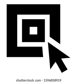 select element icon isolated sign symbol vector illustration - high quality black style vector icons
