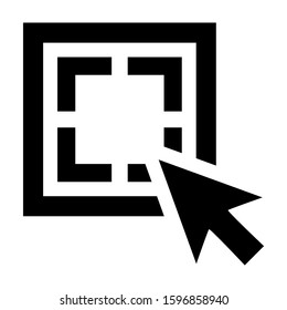 select element icon isolated sign symbol vector illustration - high quality black style vector icons
