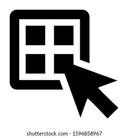 select element icon isolated sign symbol vector illustration - high quality black style vector icons

