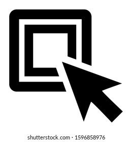 select element icon isolated sign symbol vector illustration - high quality black style vector icons
