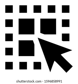 select element icon isolated sign symbol vector illustration - high quality black style vector icons
