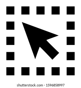 select element icon isolated sign symbol vector illustration - high quality black style vector icons

