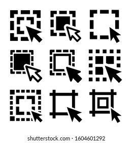 select element icon isolated sign symbol vector illustration - Collection of high quality black style vector icons

