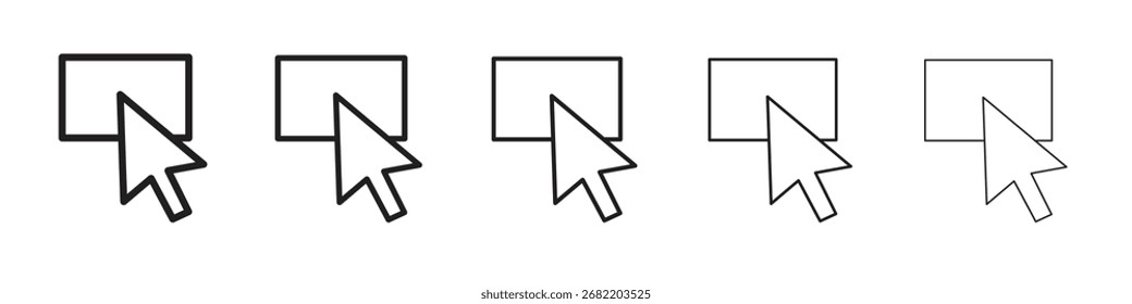 ícone de elemento selecionar ilustração de vetor isolada