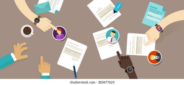 select employee cv candidate resume recruitment process 