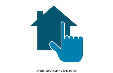 Select House icon vector, flat design best vector icon