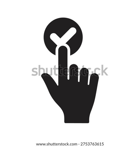 Select icon. Vector and glyph