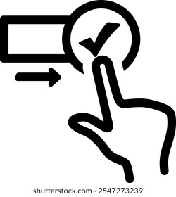 select right check tick decision choice click hand 4451