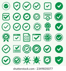 Seleccione la opción correcta con nuestro icono de marca de verificación. Ilustración de una marca de graduación, confirmando el éxito. Símbolo vectorial para aprobación, acuerdo y resultados positivos. Diseño aislado para web y aplicaciones