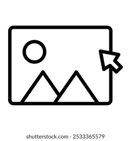 Select Vector Line Icon Design