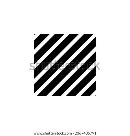 Selected area black glyph ui icon. Portion of image. Simple filled line element. User interface design. Silhouette symbol on white space. Solid pictogram for web, mobile. Isolated vector illustration