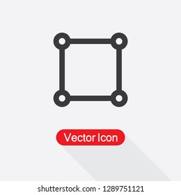 Selected Area Icon Vector Illustration Eps10