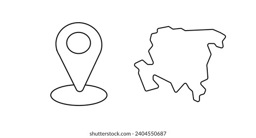 The selected area shows the location