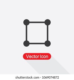 Selected Area Vector Icon Eps10
