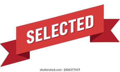 A selected banner white background. 