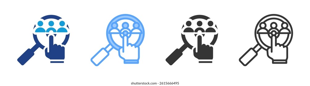 Selecting Sample icon set multiple style collection