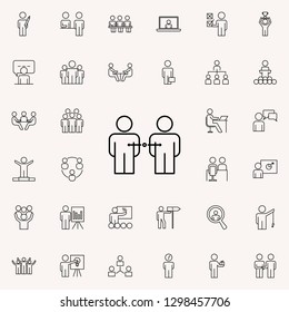 selection of applicants for work icon. Business Organisation icons universal set for web and mobile