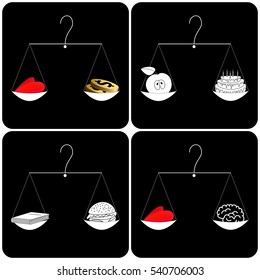 The selection characters of true values in life

