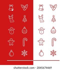 Selection of Christmas Icon Designs