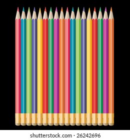 A Selection of Colored Vector Pencils