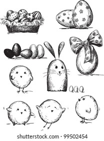 Selection of Easter drawings