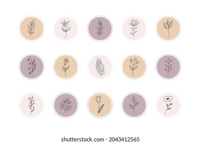 Selection of floral stories highlights cover for social media