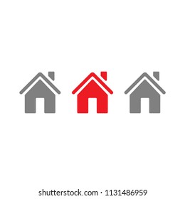 Selection of houses, Concept of searching and comparing properties.
