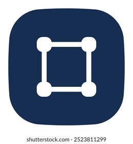 Selection icon. selection, select, graphic, tool, interface, scale, square, area, edit tools, edit. Vector icon illustration