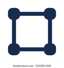 Selection icon. selection, select, graphic, tool, interface, scale, square, area, edit tools, edit. Vector icon illustration