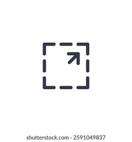 selection icon symbol vector sign isolated on white background illustration for graphic and web design