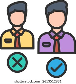 Selection Outline Filled Style Icon