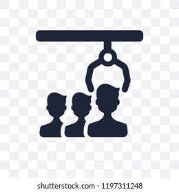Selection process transparent icon. Selection process symbol design from Human resources collection.