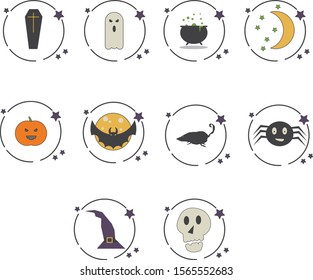 A Selection Of Spooky Icons