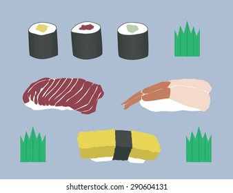 selection of sushi