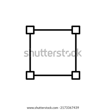 selection tool editable stroke icon, Smart stroke icon