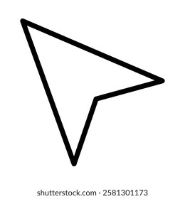 Selection Tool icon illustration in line style. Perfect for website mobile app presentation. Suitable for any user interface and user experience