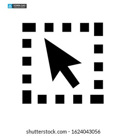 selection tools icon isolated sign symbol vector illustration - high quality black style vector icons
