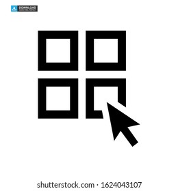 selection tools icon isolated sign symbol vector illustration - high quality black style vector icons
