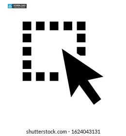 selection tools icon isolated sign symbol vector illustration - high quality black style vector icons
