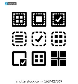 selection tools icon isolated sign symbol vector illustration - Collection of high quality black style vector icons
