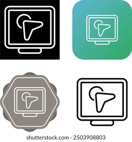 Selection Unique Vector Icon Illustration