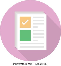 selection vector flat colour icon