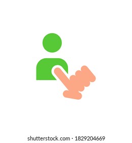 selection vector icon design template